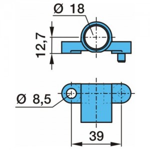 Держатель датчика ABS BPW
